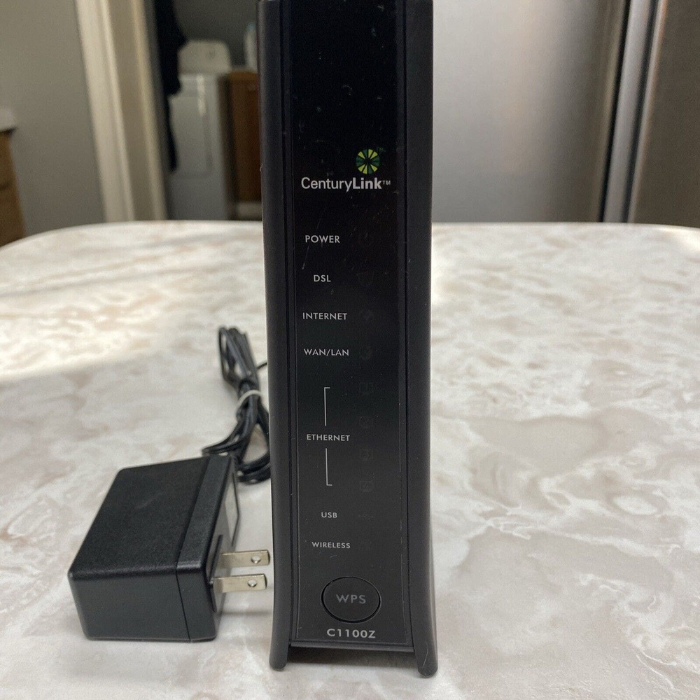 CenturyLink C1100Z ZyXel Wireless WiFi Modem Router w/ Power Adapter